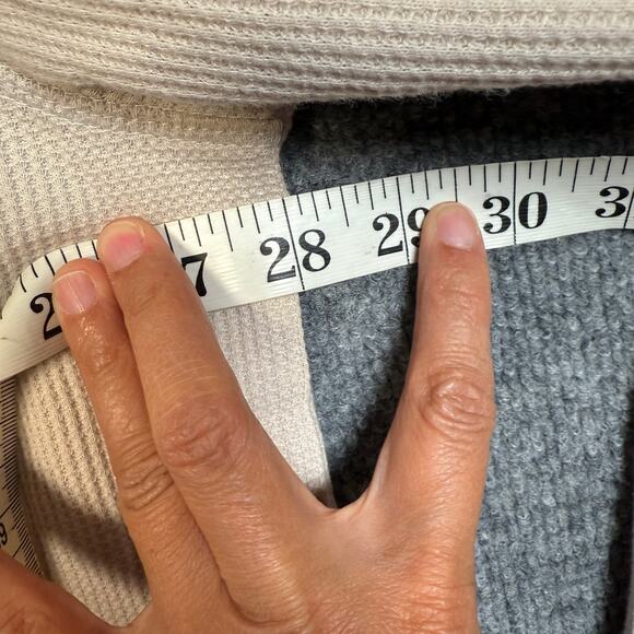 New Wolverine Mens Size XXL Walden II Thermal Henley Shirt Tan Stone Long Sleeve - Picture 9 of 9